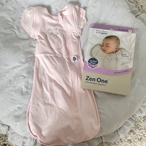 Nested Bean Zen One Convertible Swaddle - Pink Size Small